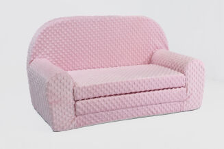 Kindersofa MINI Kindercouch W455_04 Plüsch Rosa - 2