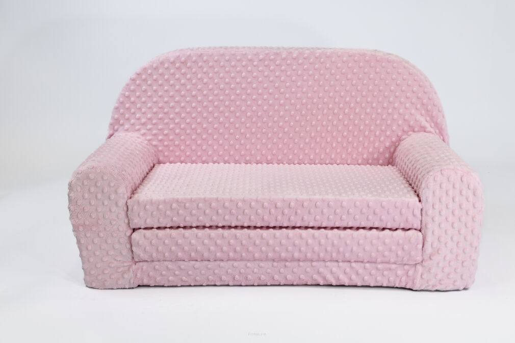 Kindersofa MINI Kindercouch W455_04 Plüsch Rosa