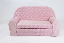 Kindersofa MINI Kindercouch W455_04 Plüsch Rosa