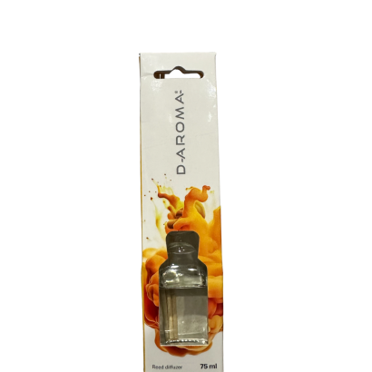 Duftdiffuser D-aroma Reed Diffuser 75ml Orange Zimt – Duft der heimischen Gemütlichkeit