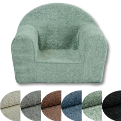 Kindersessel David-Mini aus Teddy-Stoff – Komfort und Stil für die Kleinsten