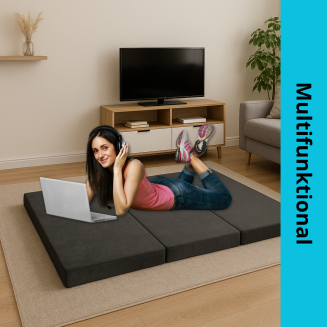 Klappmatratze im VW-GTD-Karomuster M - 180x65x7cm - 7