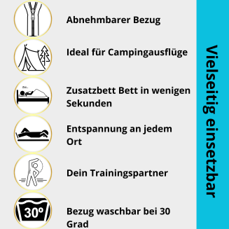 Klappmatratze Gästematratze im Mercedes Vito Design – Größe 